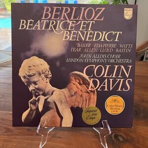 Berlioz Beatrice Et Benedict Colin Davis 2xVinyl LP 1978 Philips 6700 121